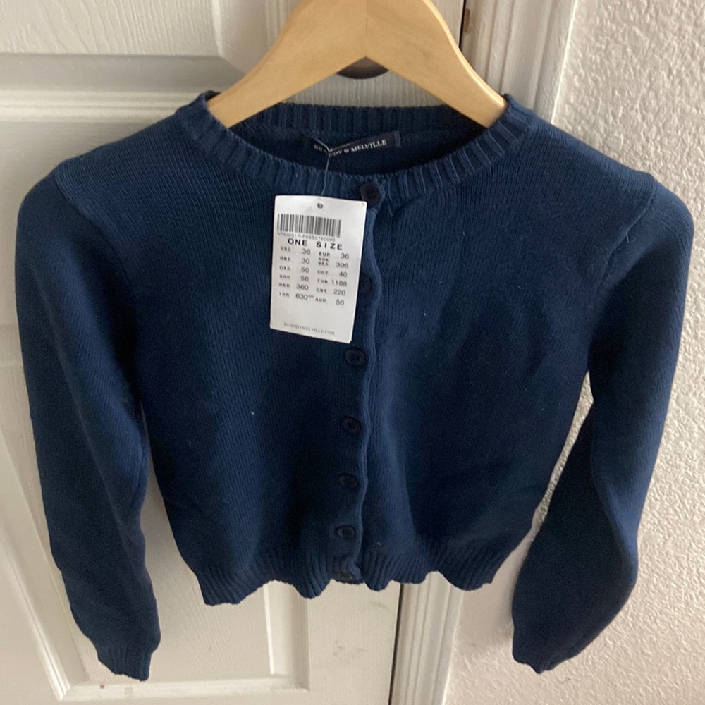 Brandy Melville navy cardigan new with tags